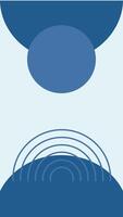 a blue and white geometric pattern on a white background vector