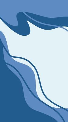 a blue and white abstract background with a blue oval