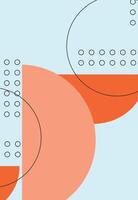 un diagrama de un cuadrado con círculos en eso vector