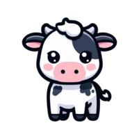 fofa ícone personagem vaca png