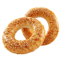 3d Rendern von ein lecker Donuts braun auf transparent Hintergrund png