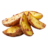 3d le rendu de une frit patates sur transparent Contexte png