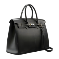 3D Rendering of a Woman Leather Hand Bag Transparent Background png