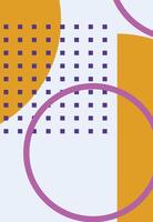 un púrpura y amarillo geométrico modelo con un diagonal línea vector
