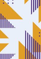 a purple and yellow geometric pattern with a diagonal line vector
