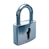 3D Rendering of a Padlock Transparent Background png