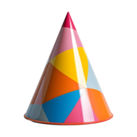 3D Rendering of a Party hat Transparent Background png