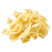 3D Rendering of a Yellow Butter on Transparent Background png