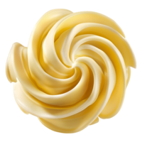 3d Rendern von ein Gelb Butter auf transparent Hintergrund png