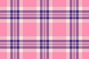 Fabric plaid background of pattern seamless with a check texture textile tartan. vector