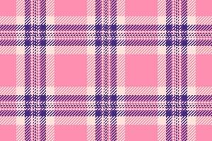 Fabric plaid background of pattern seamless with a check texture textile tartan. vector