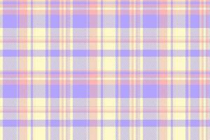 Tattersall background textile, rag fabric tartan check. Front pattern plaid seamless texture in indigo and lemon chiffon colors. vector