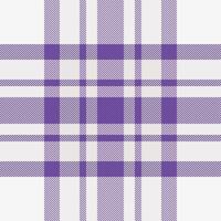 Best plaid seamless pattern, improvement texture tartan background. Nostalgia fabric textile check in white and violet colors. vector