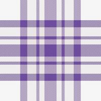 Best plaid seamless pattern, improvement texture tartan background. Nostalgia fabric textile check in white and violet colors. vector