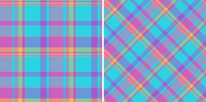 Check texture plaid of fabric background with a tartan pattern seamless textile. vector