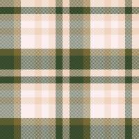 Canvas plaid tartan seamless, napkin check texture. Jacket pattern fabric textile background in light and sea shell colors. vector