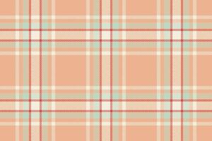 Plaid fabric pattern of texture seamless tartan with a check background textile . vector