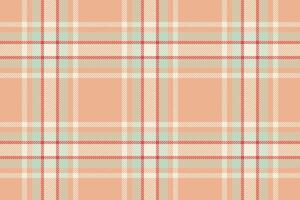 Plaid fabric pattern of texture seamless tartan with a check background textile . vector