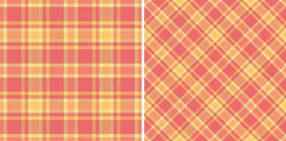 Fabric background of texture pattern plaid with a seamless check tartan textile. vector