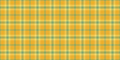 Empty fabric check background, product texture textile . Painting pattern seamless plaid tartan in amber and yellow colors. vector