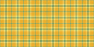 Empty fabric check background, product texture textile . Painting pattern seamless plaid tartan in amber and yellow colors. vector