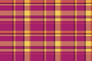 Textile texture pattern of seamless tartan with a background check plaid fabric. vector