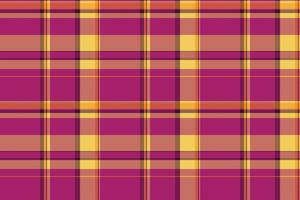 Textile texture pattern of seamless tartan with a background check plaid fabric. vector
