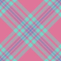 Plaid check textile of fabric tartan with a background texture seamless pattern. vector