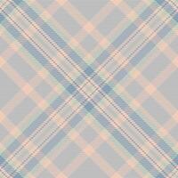 Content textile pattern background, decorate fabric tartan plaid. American texture seamless check in light and silver colors. vector