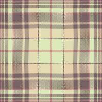 Seamless fabric check of plaid texture background with a textile pattern tartan. vector