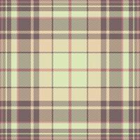 Seamless fabric check of plaid texture background with a textile pattern tartan. vector