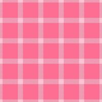 Worldwide check seamless texture, small tartan pattern fabric. Halftone background textile plaid in light and red colors. vector