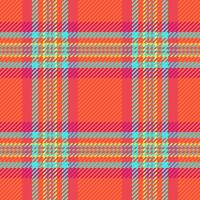 seamless textile of background fabric texture with a tartan plaid check pattern. vector
