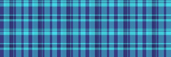 Seasonal plaid check, birthday card textile fabric pattern. Herringbone seamless tartan background texture in blue and cyan colors. vector