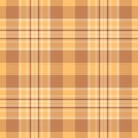 Diagonal check textile , hat background seamless plaid. Choose pattern texture tartan fabric in orange and amber colors. vector
