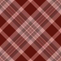 Check fabric tartan of background pattern seamless with a textile texture plaid. vector