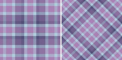 Fabric seamless tartan of check pattern textile with a background plaid texture . vector