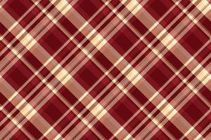 Textile check fabric of plaid pattern seamless with a texture background tartan. vector