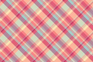 Check texture of background plaid textile with a pattern fabric tartan seamless. vector