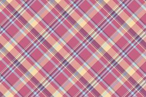 Textile pattern background of texture fabric tartan with a seamless plaid check. vector