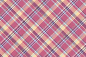 Textile pattern background of texture fabric tartan with a seamless plaid check. vector