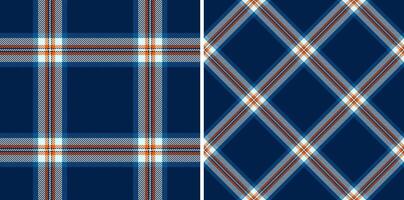 Plaid background seamless of tartan texture with a check fabric pattern textile. vector