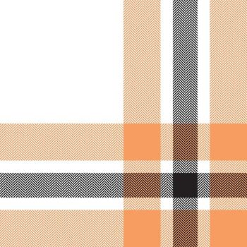 Plaid check pattern. Seamless fabric texture. Tartan textile print. vector