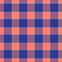 Seamless background of texture check plaid with a pattern tartan fabric textile. vector