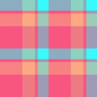 Texture textile of fabric check tartan with a seamless pattern background plaid. vector