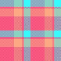 Texture textile of fabric check tartan with a seamless pattern background plaid. vector