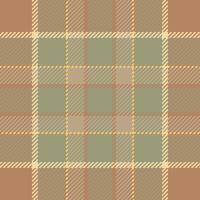 Texture check of seamless tartan pattern with a fabric plaid background textile. vector