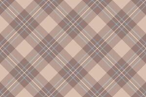 plaid seamless of texture fabric tartan with a check textile background pattern. vector