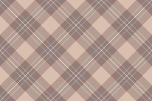 plaid seamless of texture fabric tartan with a check textile background pattern. vector