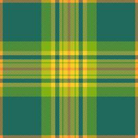 Seamless texture of check fabric plaid with a textile tartan pattern background. vector